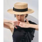ショッピングラタン 帽子 ハット レディース ラタンクラシックカンカン帽