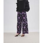 パンツ ロープモチーフ刺繍パンツ レディース