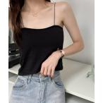 キャミソール 「パッド取り外し可」スパゲッティストラップ カップ付き キャミソール ブラトップ