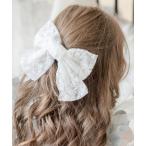ヘアクリップ ビッグレースリボンクリップ