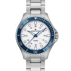腕時計 HAMILTON 「ハミルトン」 腕時計 Khaki Navy （カーキ ネイビー） Scuba クオーツ 37MM シルバー×シルバー メン