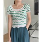 ニット セーター サマーニットトップス レディース