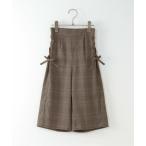 パンツ サイドレースアップチェックパンツ（120~160cm） キッズ 子供服 女の子