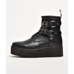 ブーツ ダブル リングベルト レースアップブーツ / プラットフォーム メンズ レディース