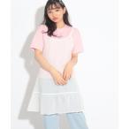 キッズ アンサンブル 「17kg/イチナナキログラム」コラボ プリーツキャミワンピース+Tシャツ セット