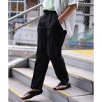 パンツ スラックス リネンタックイージーパンツ