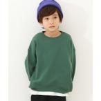 トレーナー  無地 ゆったりスウェットトレーナー キッズ 子供服 女の子