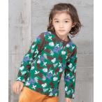 tシャツ 恐竜総柄プリントTシャツ キッズ 子供服 男の子 女の子