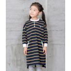 ショッピングラグマート ワンピース ノーカラーラガーシャツワンピース キッズ 子供服 女の子