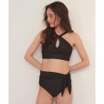  купальный костюм [Lina la mer. /linala mail ] american рукав высокий талия бикини купальный костюм American sleeve high waist bi