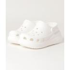 サンダル crocs クロックス CLASSIC CRUSH CLOG クラシッククラッシュクロッグ 207521-100 WHITE メンズ レディ