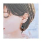 ピアス 「musk」ブラウン×パープル�