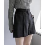 パンツ 【サイズ展開あり/大人気アイテム】NEWピンタックショートパンツ