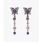 イヤリング 蝶モチーフ 2WAYイヤリング レディース