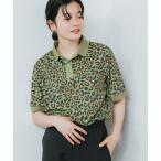 ポロシャツ RADDA GOLF/ラッダゴルフ PALTABOR POLO ポロシャツ ワンポイント ロゴ 総柄 レオパード柄 刺繍 メンズ レディー