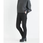 パンツ フロッキードットダウンパンツ レディース