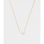 ネックレス K10YG パール ネックレス レディース