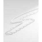 ネックレス シルバー ミックスネックレス ケーブルチェーン２ＷＡＹネックレス レディース