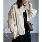  jacket MA-1 lady's volume sleeve MA-1 blouson 