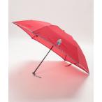ショッピング折りたたみ傘 折りたたみ傘 折りたたみ傘　無地×ポロベア レディース