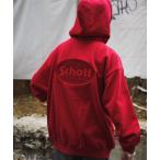 パーカー 「WEB LIMITED」Schott/ショット/HOODED SWEAT OVAL CHENILLE LOGO/オーバルロゴ パーカー