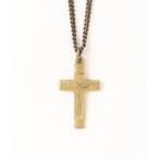 ネックレス メンズ 「Pirlo/ピルロ」BRASS DESIGN CROSS NECKLACE / デザインクロスネックレス