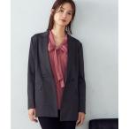 ジャケット テーラードジャケット ウォッシャブル　ダブル　テーラードジャケット レディース