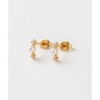 ピアス ジルコニア×パール ピアス レディース