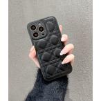 スマホケース 韓国風 キルティング Iphoneケース スマホケース 14 合成皮革