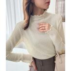 シャツ ブラウス 女っぽく今っぽい。ぽこぽこシアー素材メロウカットソー