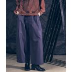 パンツ チノパン メンズ 「UNISEX」VENTILE Gabardine Tow-Tuck Wide Pants/ベンタイルギャバ2インタックワイ