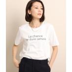tシャツ Tシャツ 【洗える/日本製】ロゴプリントTシャツ