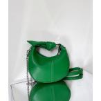 ハンドバッグ 「 2way 」ハーフムーンチェーンハンドバッグ「 ショルダーストラップ付属 」