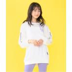 tシャツ Tシャツ 「WEB限定」袖ロゴロング丈ロンT キッズ