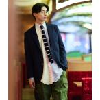 メンズ ジャケット テーラードジャケット LIFE STYLE TAILOR　メタルボタンブレザー