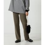 パンツ 【WEB限定】リブフレアニットパンツ