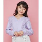 カーディガン チュールフリルテレコカーデ キッズ 子供服 女の子