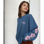 スウェット 「ZOZO限定アイテム」SIDE FLOWERS PULLOVER/ロキシースウェットトレーナー