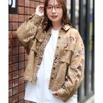 ブラウス シャツ ビッグバンダナオーバーシャツ レディース