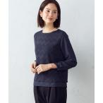 ブラウス シャツ ジャガードシフォン　レイヤード風ブラウス レディース