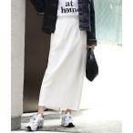 スカート ふっくらカットソー ペンシルスカート