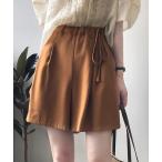 パンツ サイドリボンショートパンツ レディース
