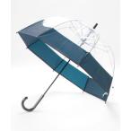 傘 レディース TRANSPARENT MOUSTACHE BUBBLE UMBRELLA