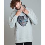 ショッピングスパンコール パーカー CATスパンコールBIGパーカ メンズ