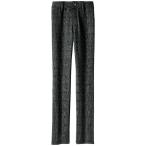 パンツ ポカポカすっきり静電防止付裏ファーパンツ股下６４ｃｍ レディース