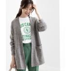 カーディガン ふんわり杢調素材トッパーカーディガン レディース