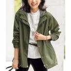 マウンテンパーカー ウインドブレーカー はっ水加工ボンディング素材裾スピンドルパーカー レディース