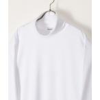 tシャツ Tシャツ ポンチタートルネック長袖Tシャツ