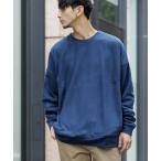 トレーナー スウェット マイクロフリース リラックスオーバーシルエット クルーネックトレーナー メンズ レディース