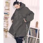 モッズコート コート ADAMPATEK / looose hooded coat/フード付きルーズコート メンズ レディース